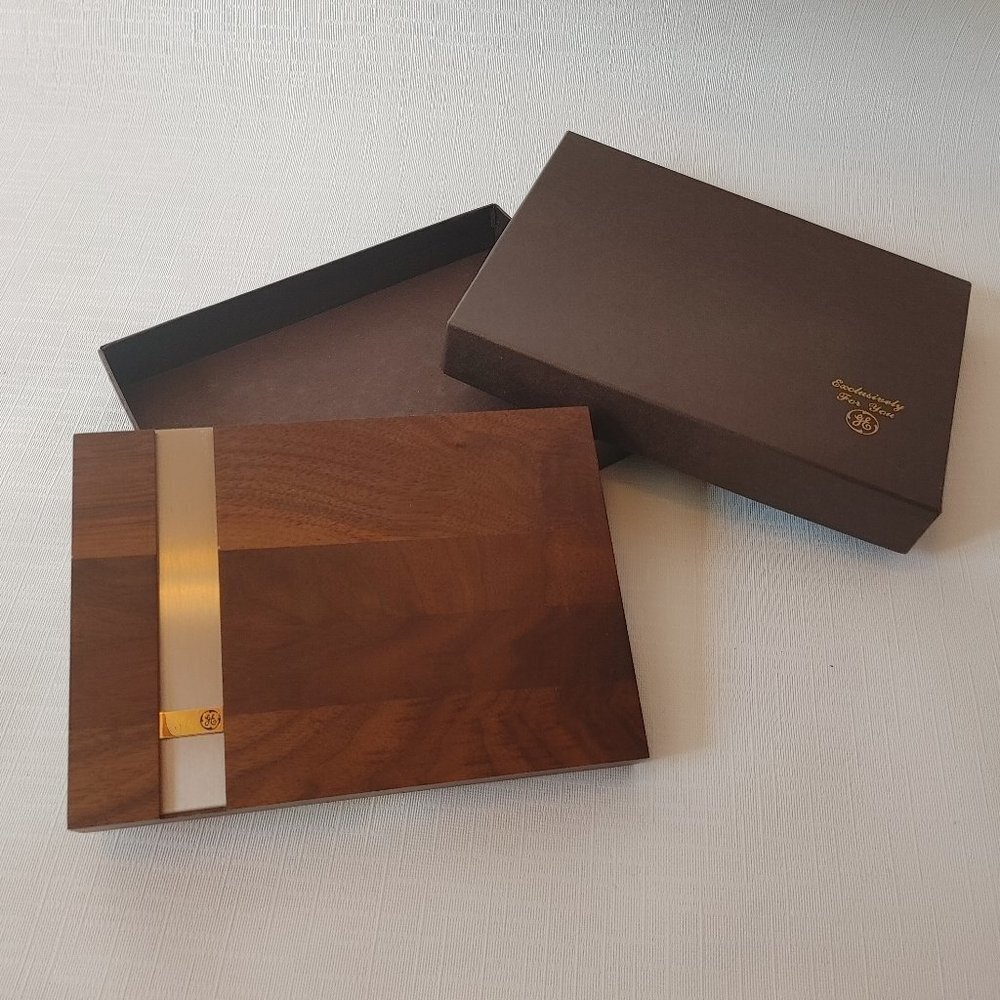 Vintage General Electric Employee Plaque Award NIB